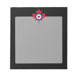 Canadian Maple Leaf Roundel Mod CANADA Notitieblok