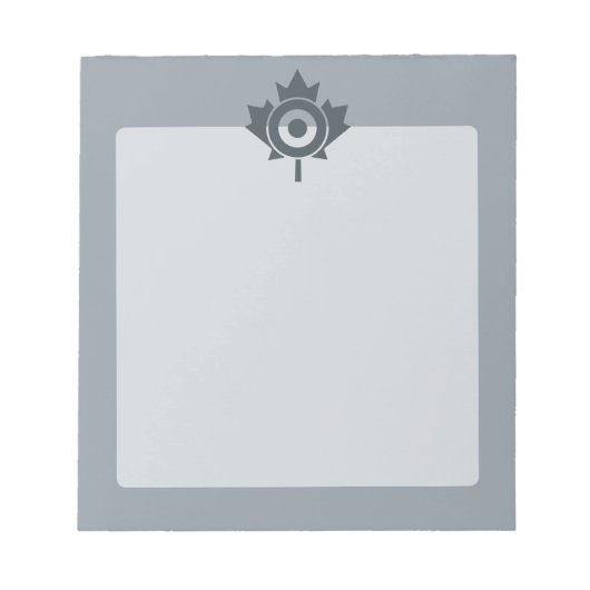 Canadian Maple Leaf Roundel Mod CANADA Notitieblok (Voorkant)