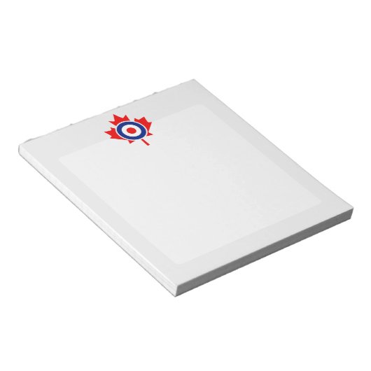 Canadian Maple Leaf Roundel Mod CANADA Notitieblok (Schuin)