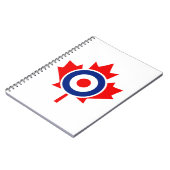 Canadian Maple Leaf Roundel Mod CANADA Notitieboek (Linkerzijde)