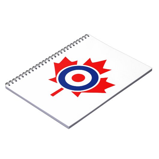 Canadian Maple Leaf Roundel Mod CANADA Notitieboek (Linkerzijde)