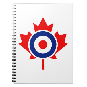 Canadian Maple Leaf Roundel Mod CANADA Notitieboek