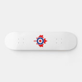 Canadian Maple Leaf Roundel Mod CANADA Persoonlijk Skateboard (Horizontaal)