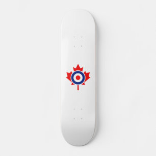 Canadian Maple Leaf Roundel Mod CANADA Persoonlijk Skateboard