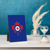Canadian Maple Leaf Roundel Mod Fotoplaat (Zijkant)