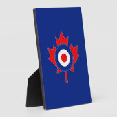 Canadian Maple Leaf Roundel Mod Fotoplaat (Zijkant)