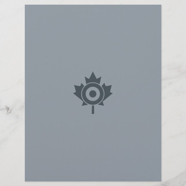 Canadian Maple Leaf Roundel Mod Graphic (Voorkant)