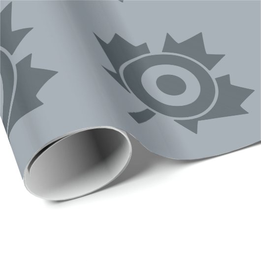 Canadian Maple Leaf Roundel Mod Graphic Cadeaupapier (Rol Hoek)
