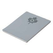 Canadian Maple Leaf Roundel Mod Graphic Notitieblok (Linkerzijde)