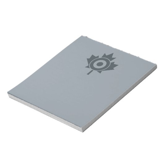 Canadian Maple Leaf Roundel Mod Graphic Notitieblok (Linkerzijde)