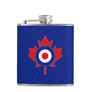 Canadian Maple Leaf Roundel Mod Heupfles