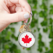 Canadian Maple Leaf Sleutelhanger (Hand)