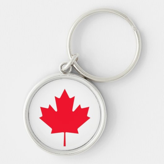 Canadian Maple Leaf Sleutelhanger (Voorkant)
