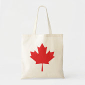 Canadian Maple Red Leaf Canvas tas – Stijlvol Cana (Voorkant)