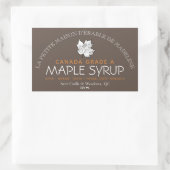 Canadian Maple Syrup Editable Food Label (Tas)