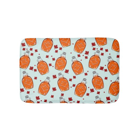 Canadian Maple Syrup Pattern Badmat (Voorkant)