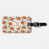 Canadian Maple Syrup Pattern Bagagelabel (Voorkant horizontaal)