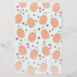 Canadian Maple Syrup Pattern Briefpapier