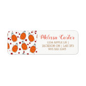 Canadian Maple Syrup Pattern Etiket (Voorkant)