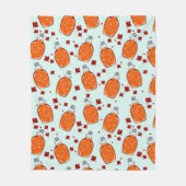 Canadian Maple Syrup Pattern Fleece Deken (Voorkant)