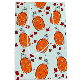 Canadian Maple Syrup Pattern Medium Cadeauzakje