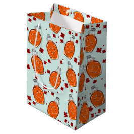 Canadian Maple Syrup Pattern Medium Cadeauzakje