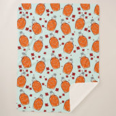 Canadian Maple Syrup Pattern Sherpa Deken (Voorkant)