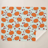 Canadian Maple Syrup Pattern Sherpa Deken (Voorkant (horizontaal))