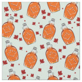 Canadian Maple Syrup Pattern Stof (Close Up)