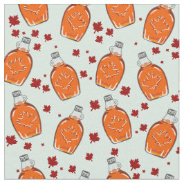 Canadian Maple Syrup Pattern Stof
