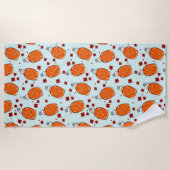 Canadian Maple Syrup Pattern Strandlaken (Voorkant)