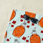 Canadian Maple Syrup Pattern Strandlaken (In situ)