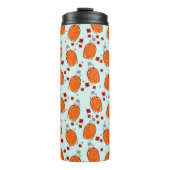 Canadian Maple Syrup Pattern Thermosbeker (Voorkant)