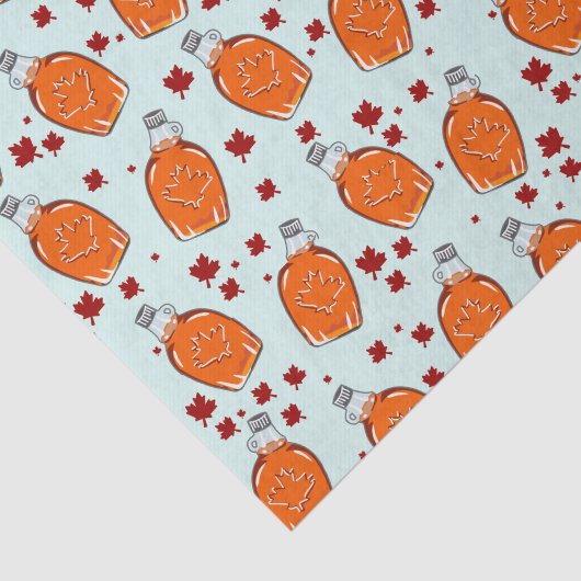 Canadian Maple Syrup Pattern Tissuepapier (Detail)