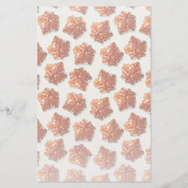 Canadian Maple Syrup Snoep Pattern Briefpapier