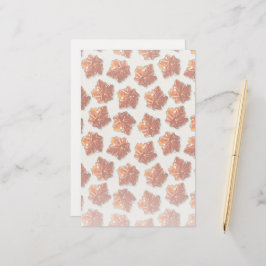 Canadian Maple Syrup Snoep Pattern Briefpapier