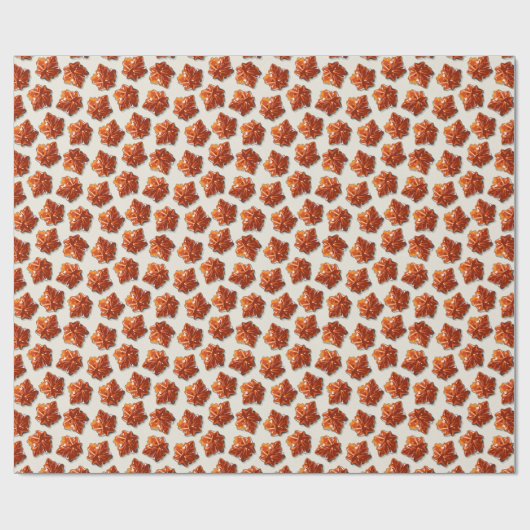 Canadian Maple Syrup Snoep Pattern Cadeaupapier (Vlak)