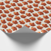 Canadian Maple Syrup Snoep Pattern Cadeaupapier (Hoek)