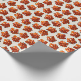 Canadian Maple Syrup Snoep Pattern Cadeaupapier