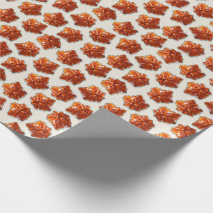 Canadian Maple Syrup Snoep Pattern Cadeaupapier