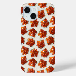Canadian Maple Syrup Snoep Pattern iPhone 15 Case