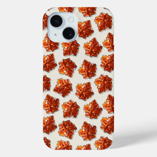 Canadian Maple Syrup Snoep Pattern Case-Mate iPhone Case (Achterkant)