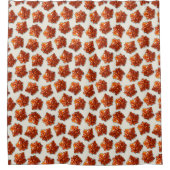 Canadian Maple Syrup Snoep Pattern Douchegordijn (Voorkant)