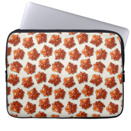 Canadian Maple Syrup Snoep Pattern Laptop Sleeve