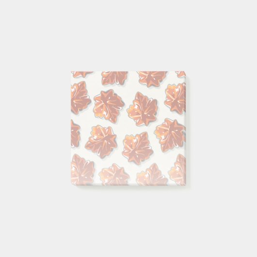 Canadian Maple Syrup Snoep Pattern Post-it® Notes (Voorkant)