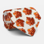 Canadian Maple Syrup Snoep Pattern Stropdas (Opgerold)