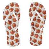 Canadian Maple Syrup Snoep Pattern Teenslippers (Voetbed)