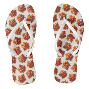 Canadian Maple Syrup Snoep Pattern Teenslippers