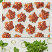 Canadian Maple Syrup Snoep Pattern Theedoek (Gevouwen)