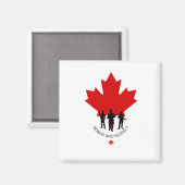 Canadian Military Veteran Sticker Magneet (Voorkant / Achterkant)